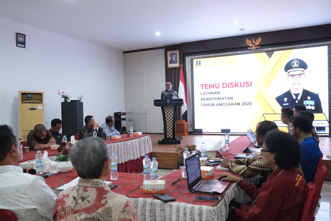Perkuat Pengawasan Notaris di Wilayah, Kanwil Kemenkum Babel Gelar Temu Diskusi