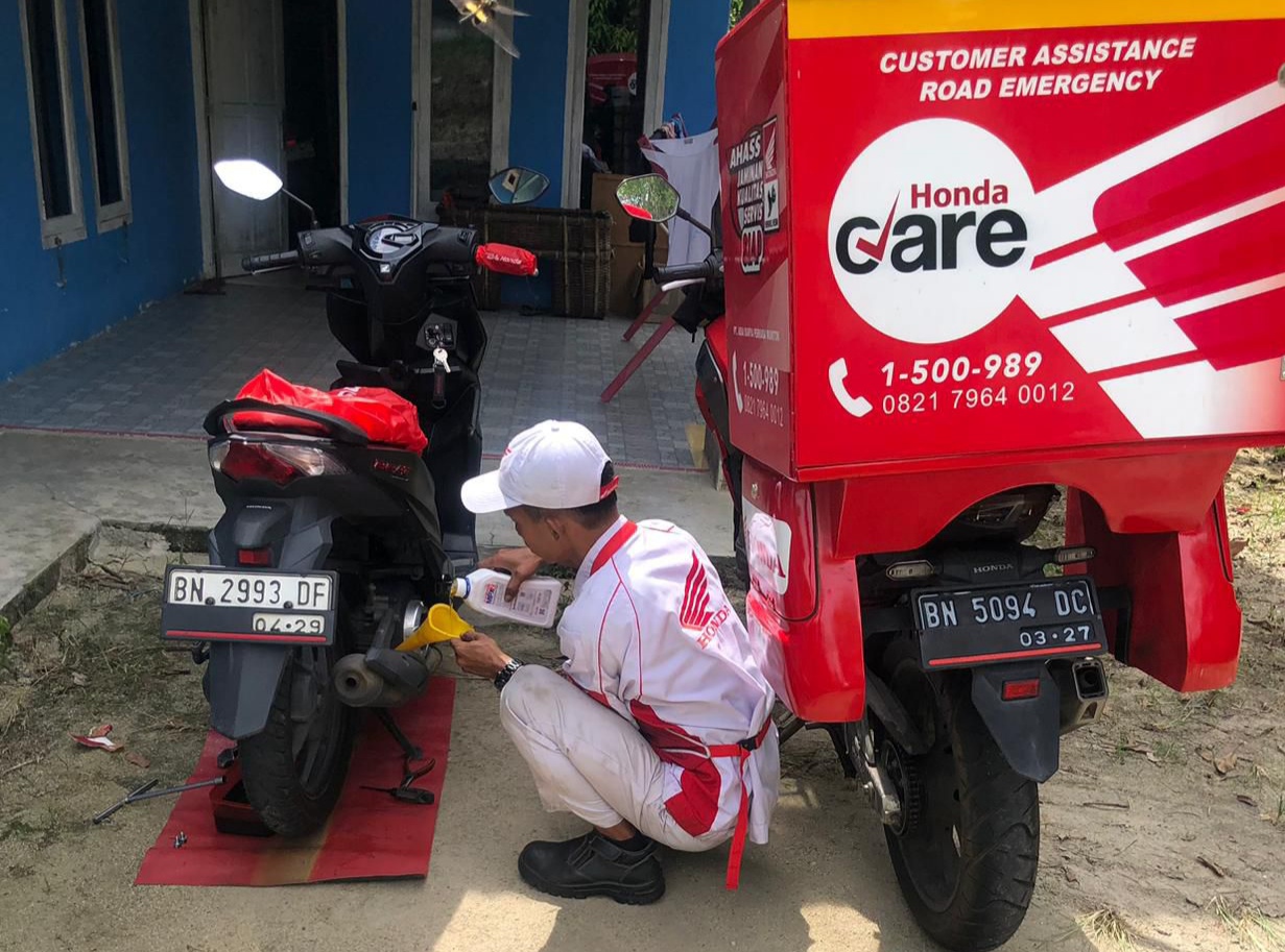 Honda Care Solusi Hebat Saat Kondisi Darurat di Jalan