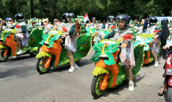 Tim Karnaval Kendaraan Hias PT Timah Tbk Kembali  Sabet Juara di Bangka Barat 