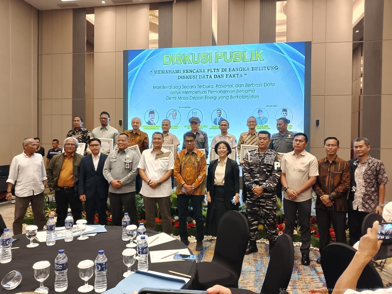 Kanwil Kemenkum Babel Hadiri Forum Diskusi Publik Tentang Rencana PLTN