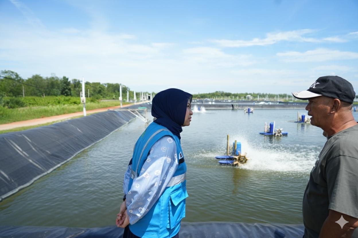 PLN Babel Pastikan Pasokan Andal bagi Tambak Udang dan Industri Penopang Ekonomi Daerah