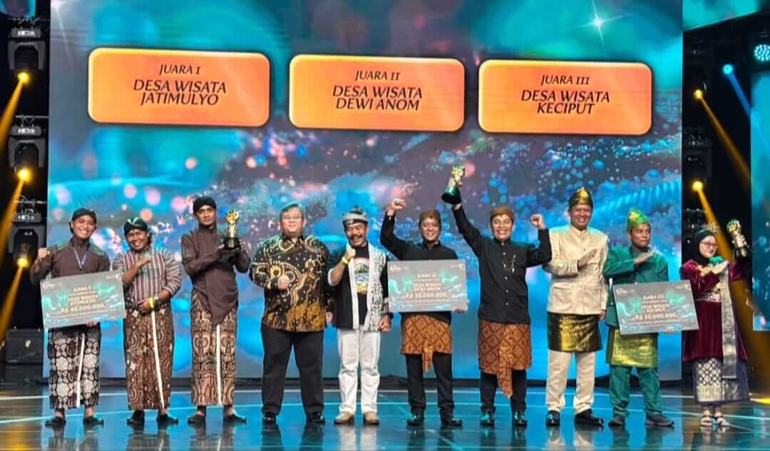 Desa Keciput Kabupaten Belitung Raih Juara 3 Kategori Desa Wisata Maju