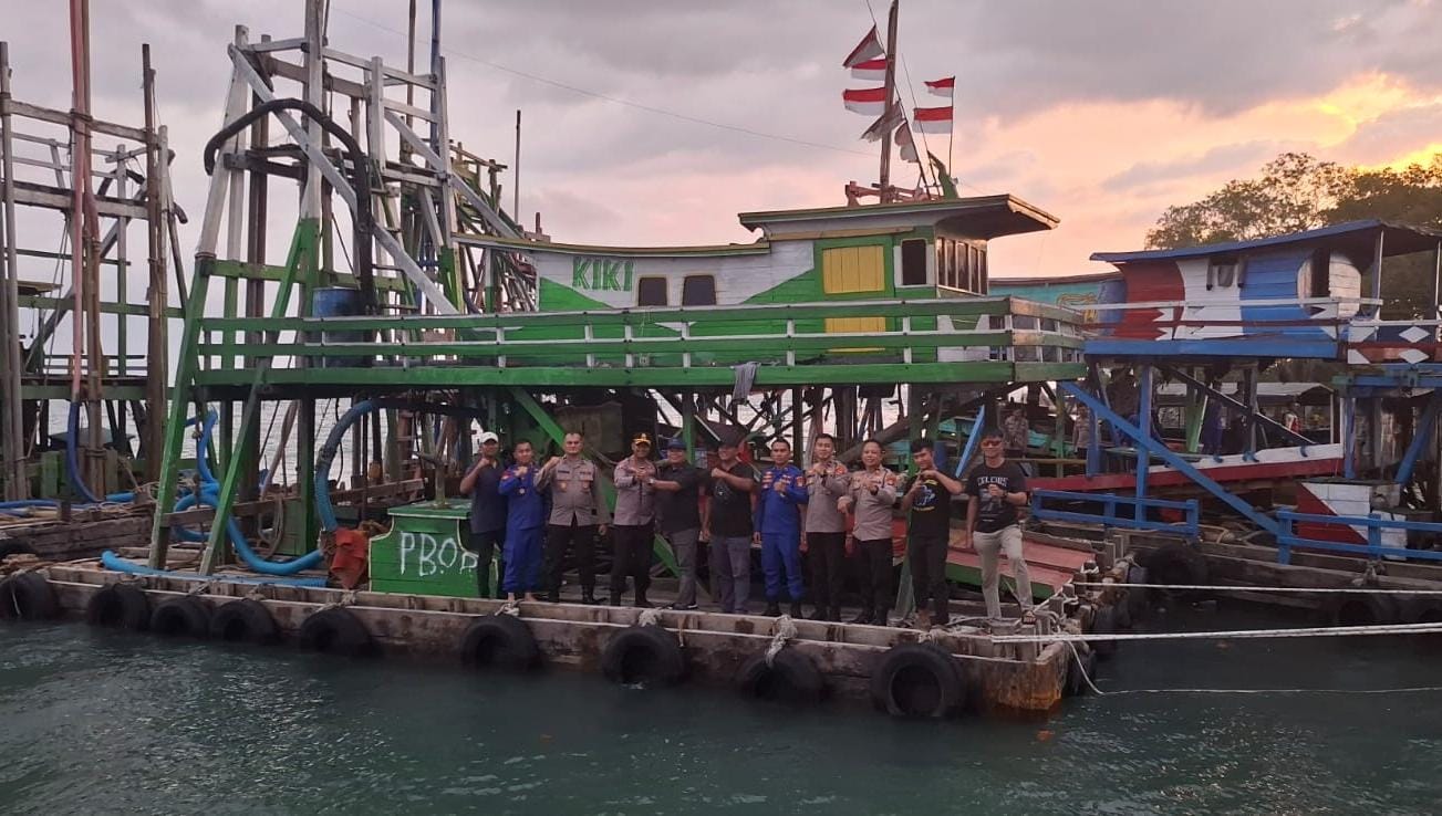 PT Timah Tbk Bersama Polres Babar Tertibkan Tambang Ilegal di IUP Perusahaan, 8 Unit PIP Tower Diamankan