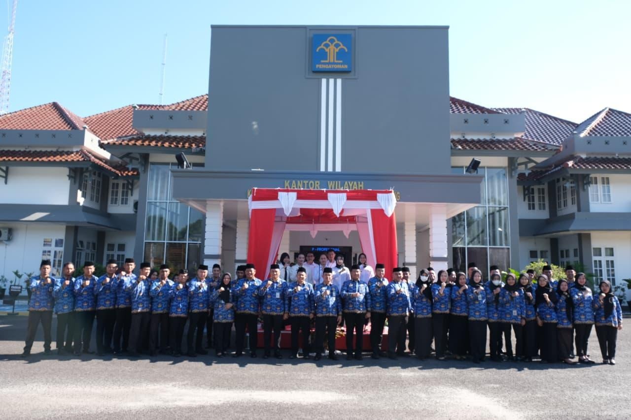 Kanwil Kemenkum Babel Gelar Upacara Peringatan HUT Korpri ke-54 Tahun 2025