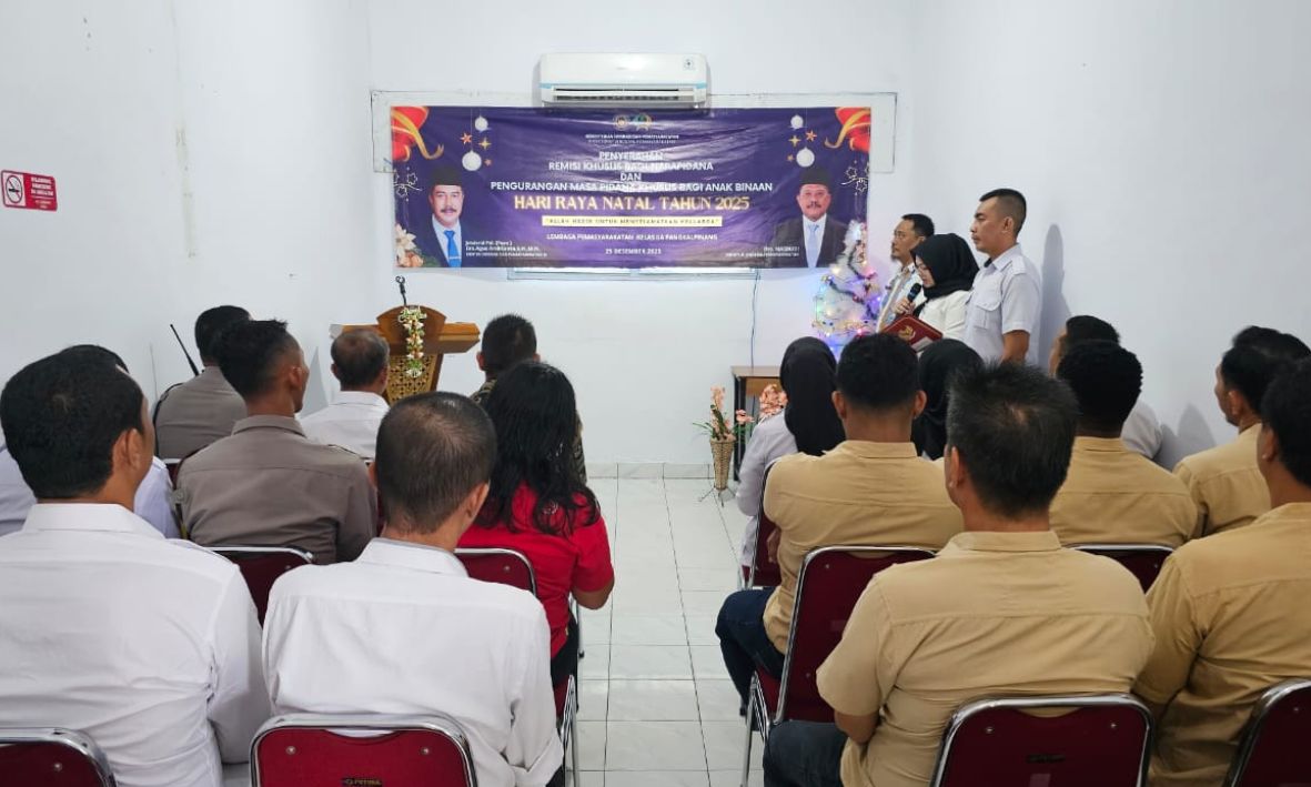 Remisi Natal, Kado Istimewa bagi 10 Warga Binaan Lapas Pangkalpinang