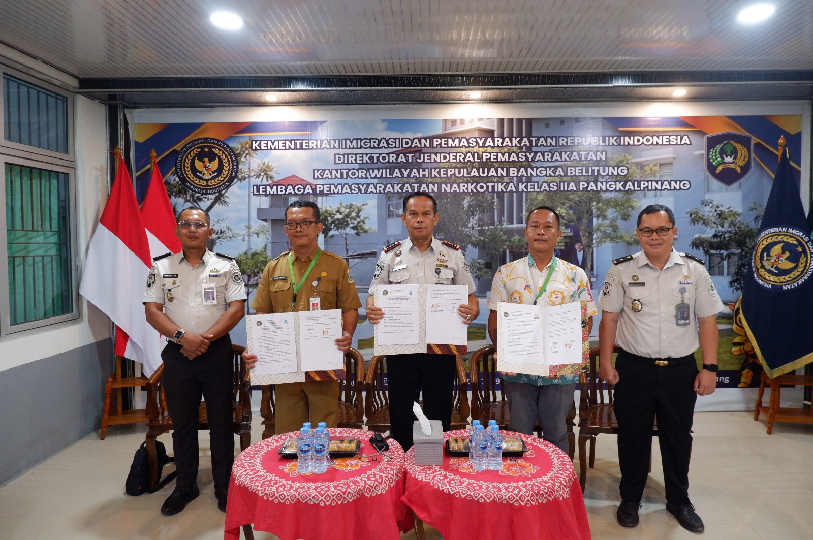 Lapas Narkotika Pangkalpinang Jalin Kerja Sama dengan Dinas Kesehatan dan Apotek Reco