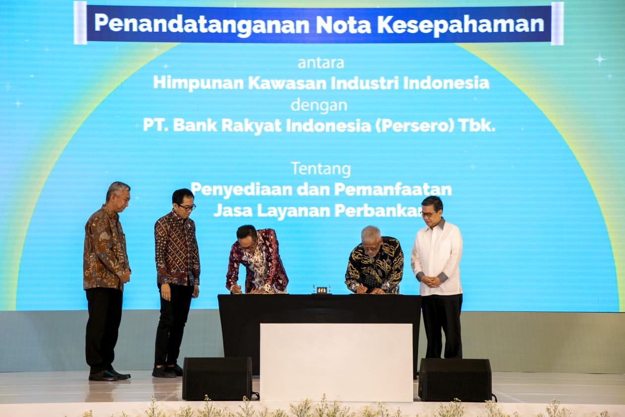 Dorong Pertumbuhan Ekonomi dan Optimalisasi Kawasan Industri, BRI Jalin Kerja Sama dengan HKI