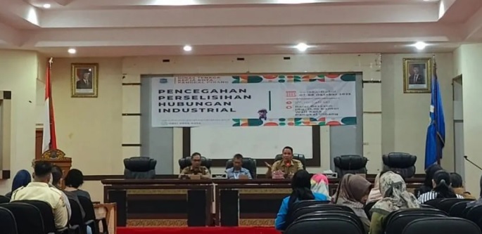 Disnaker Pangkalpinang sosialisasikan pencegahan perselisihan hubungan industrial