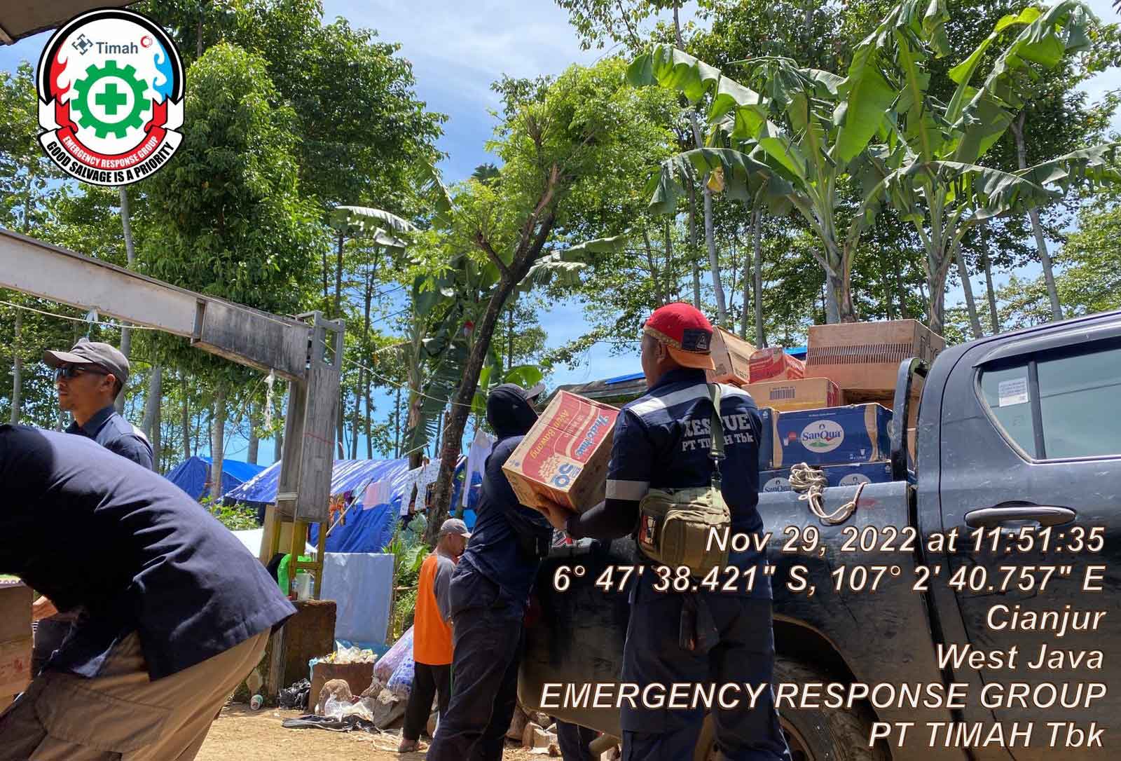 Sembilan Hari Bantu Korban Gempa Cianjur, Tim ERG PT Timah Tbk Tutup Posko di Desa Ciherang