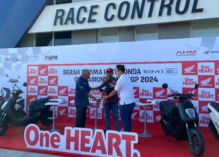 Perdana, Motor Listrik Honda Resmi Dukung MotoGP Mandalika