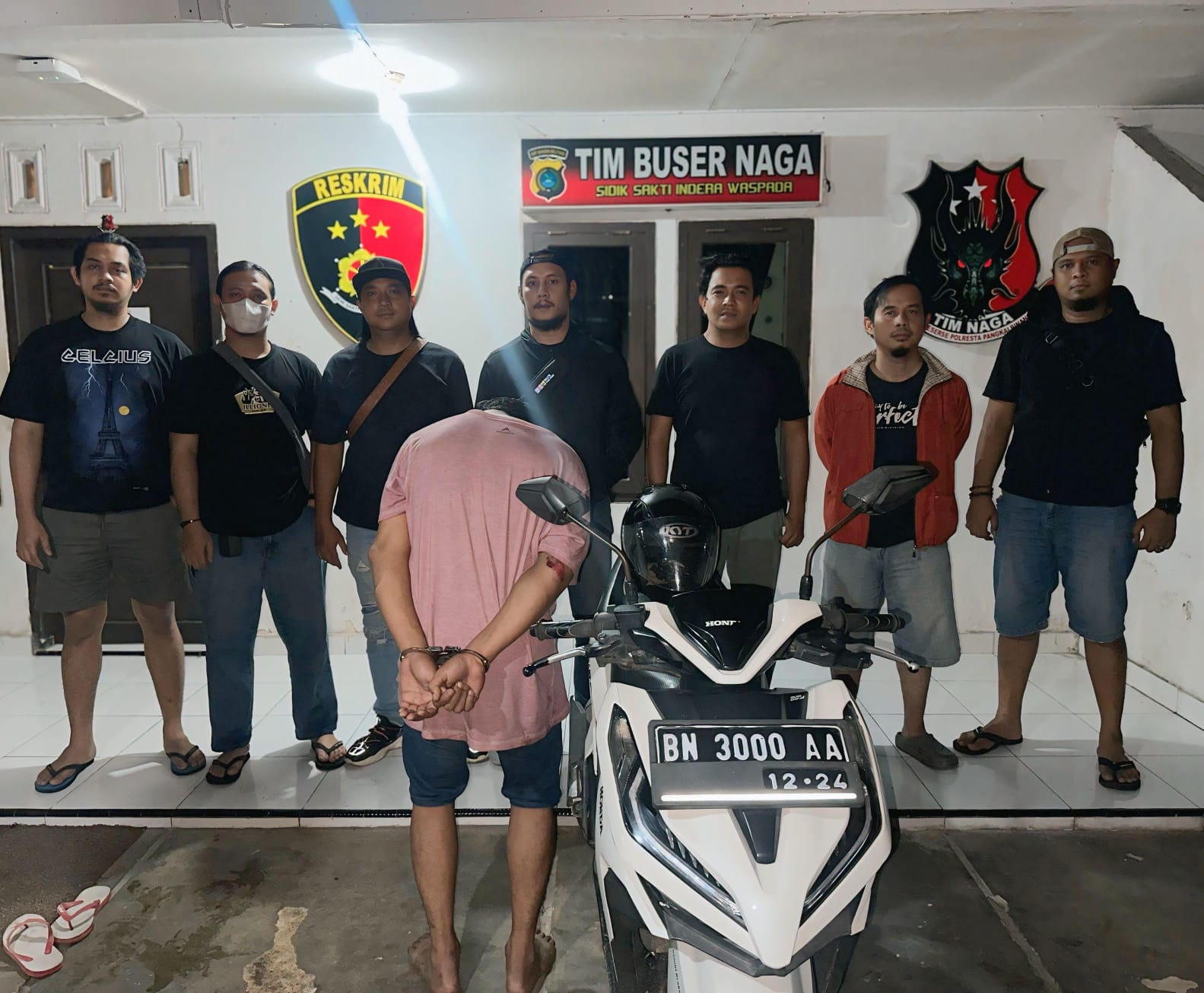 Demi Sabu, Residivis Narkoba di Pangkalpinang Nekat Curi Mesin Motor dan Perlengkapan Bengkel