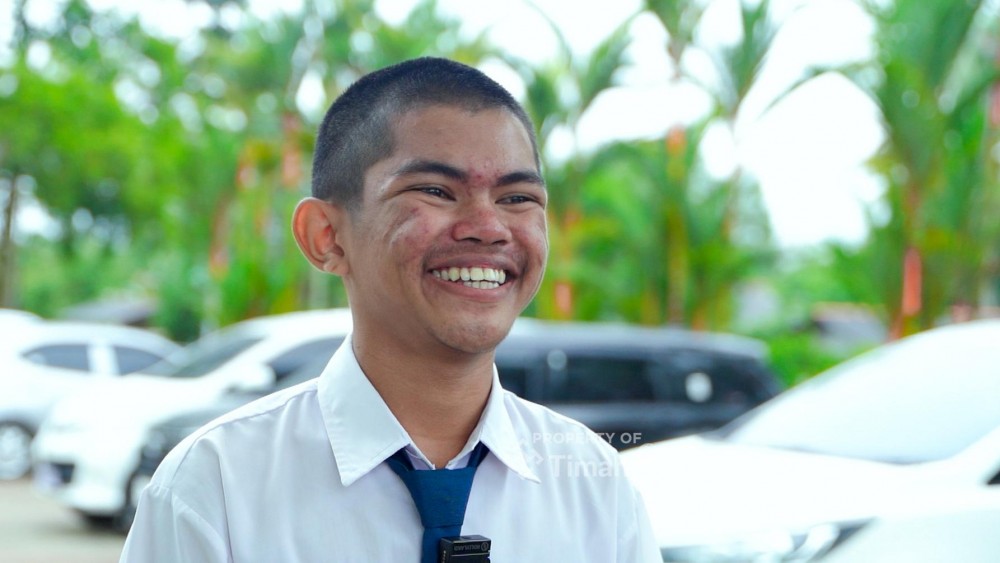 Mimpi Darmadi Jadi Nyata, Rela Merantau Demi Beasiswa Pemali Boarding School dari PT Timah   