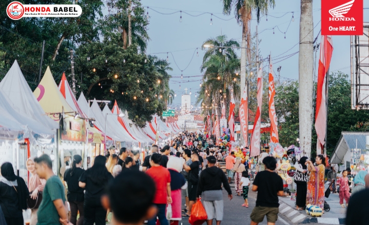 Honda Babel Bersama KNPI Pangkalpinang, Dukung Festival Kuliner Chapter 2 Sebagai Pilar Perekonomian