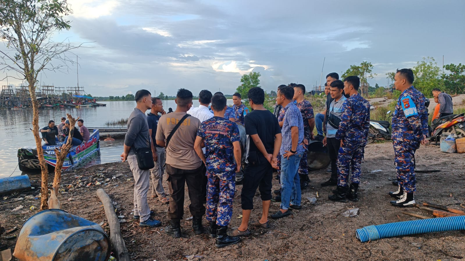 Penambang Ilegal tak hiraukan kedatangan Pol Air Polda Babel