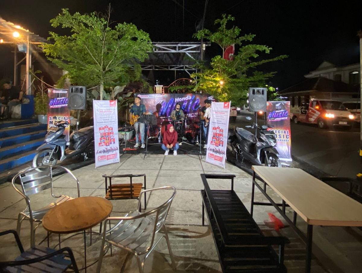 Gudang Motor Belitung Hadirkan Honda Music di Satu Ruang Cafe 