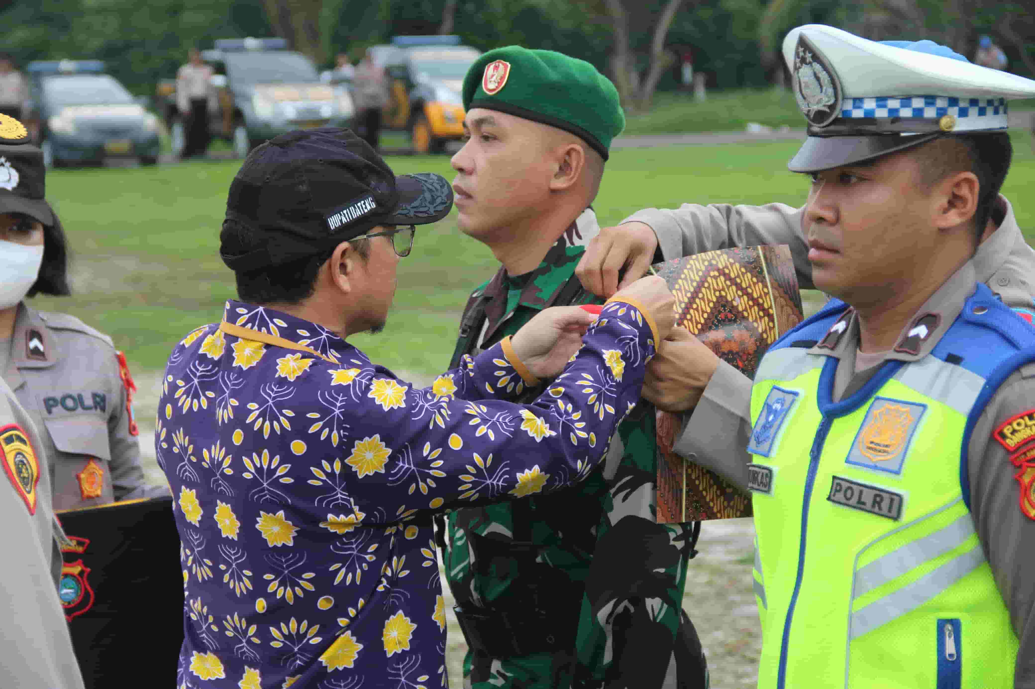 Gelar Pasukan Ops Menumbing, Personel Gabungan Siap Siaga Amankan Nataru di Bateng
