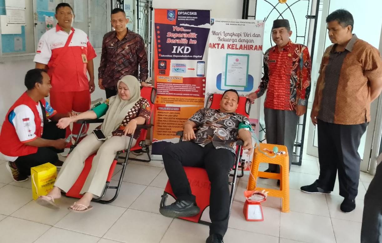 Dua Dinas Pemkab Basel Gelar DDS, Segini Jumlah Darah yang Didapat