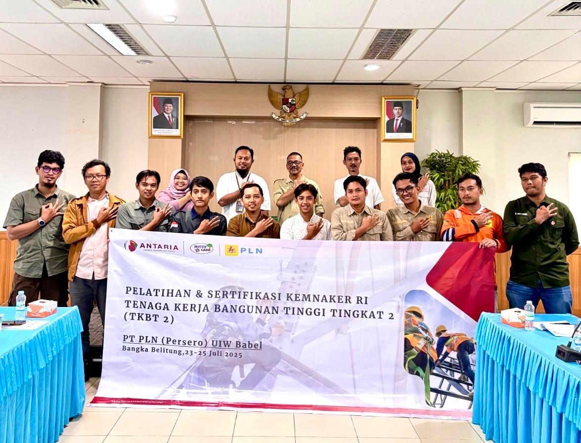 PLN Babel Perkuat Kompetensi SDM lewat Sertifikasi TKBT-2