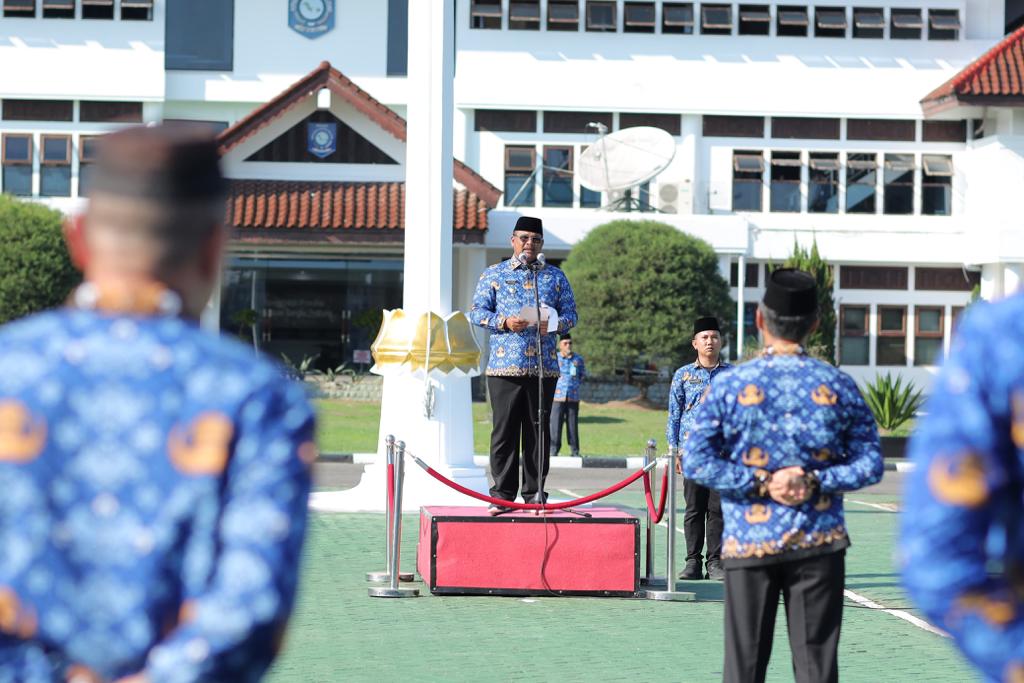 Pj Gubernur Safrizal ZA Ajak Korpri Berperan Aktif Tangani Inflasi Hingga Stunting 