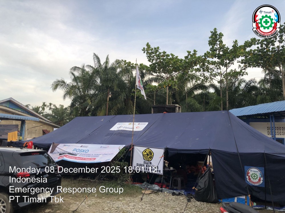 TIM ERG PT Timah Tbk Terus Bergerak Bantu Korban Bencana Sumatera 