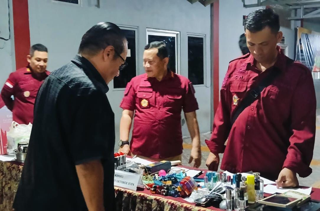 Timgab Razia Blok Hunian Lapas Narkotika Pangkalpinang, Ini Hasilnya