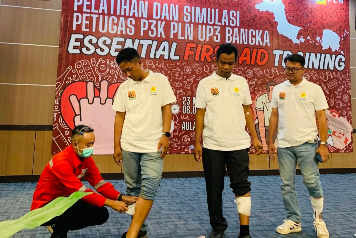 Gelar Pelatihan P3K, PLN Komit Wujudkan Budaya Kerja yang Mengutamakan K3