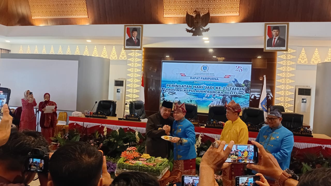 Ketua DPRD Babel Ajak Maknai Usia 25 Tahun, Tetap Optimis Bisa Lebih Baik