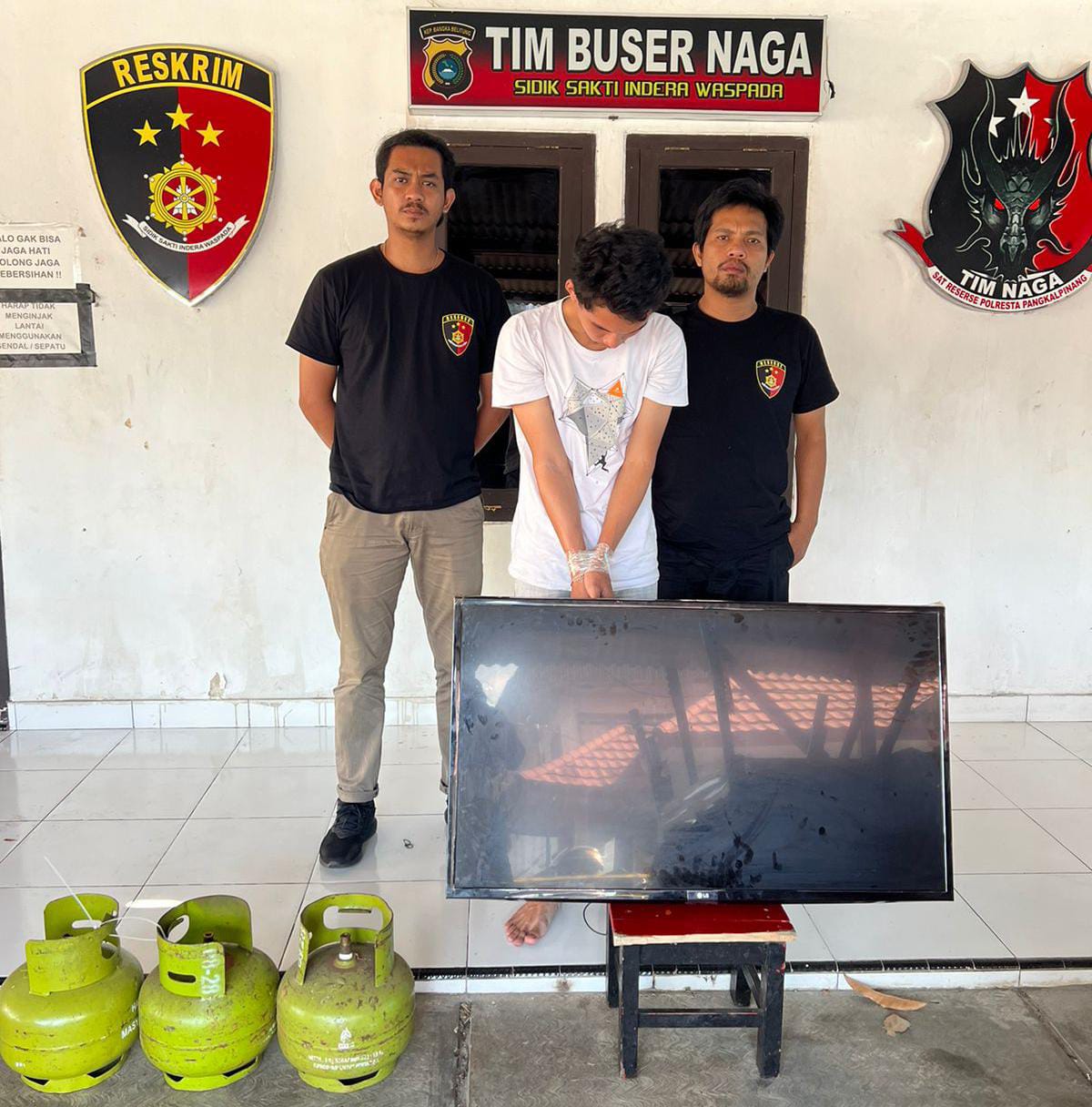 Kecanduan Judi Online, Pria Ini Nekat Jual TV dan Tabung Gas Ayahnya