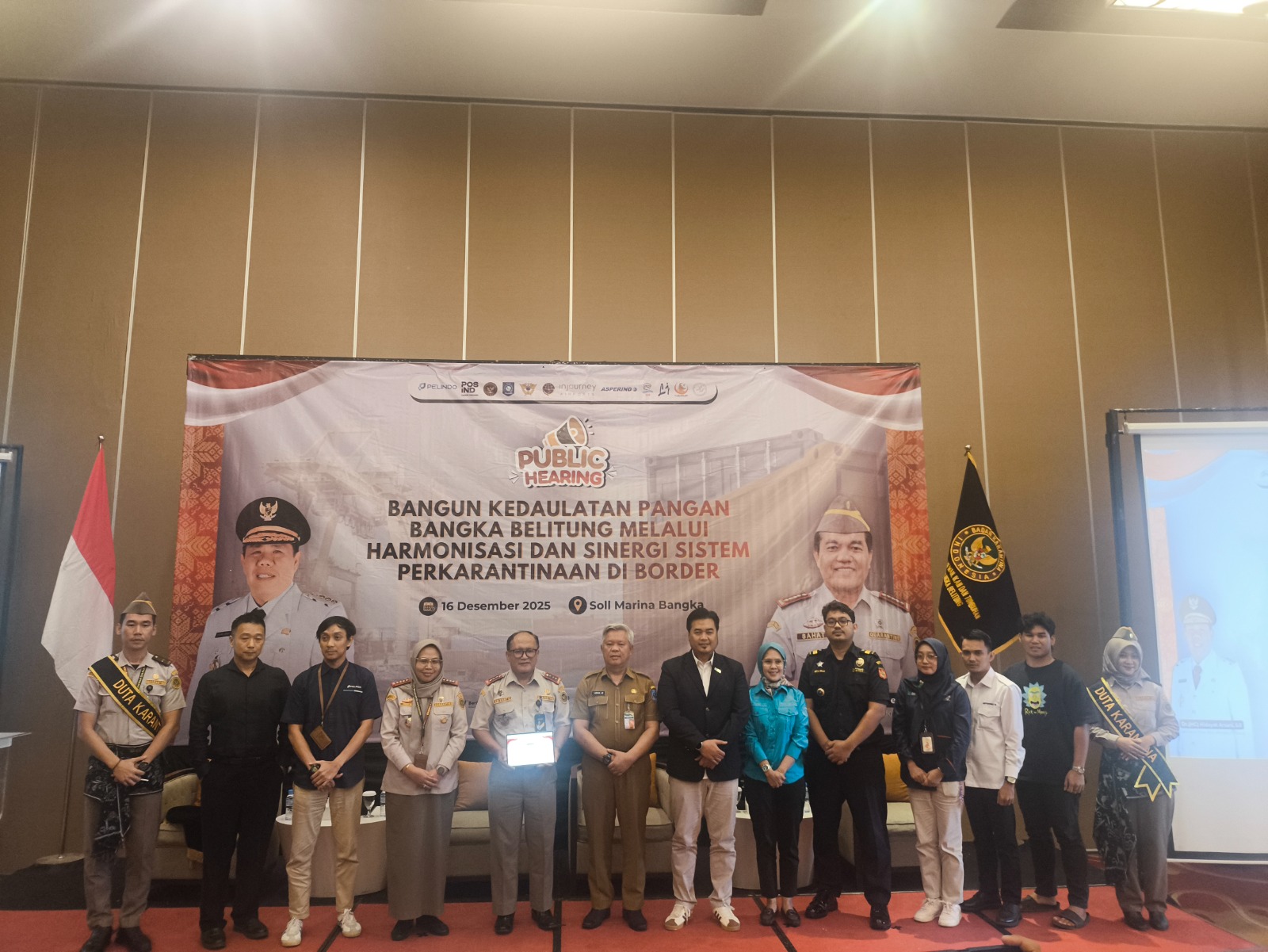 Gelar Public Hearing, Karantina Babel Perkuat Transformasi Harmonisasi dan Sinergi Dalam Hilirisasi Ekspor 