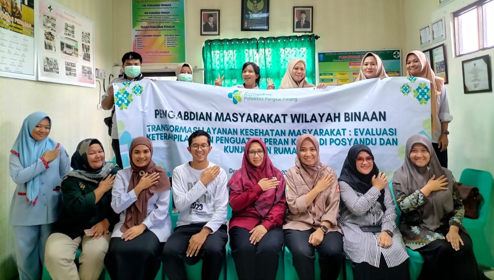 Dosen Poltekkes Kemenkes Pangkalpinang Perkuat Kader Posyandu di Penagan