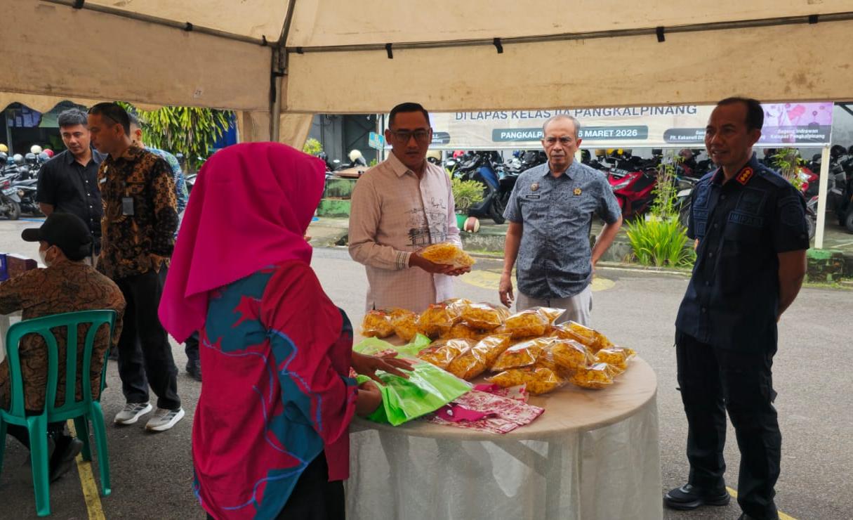 HBP ke-62, Karya Warga Binaan Babel Jadi Sorotan di Lapas Pangkalpinang