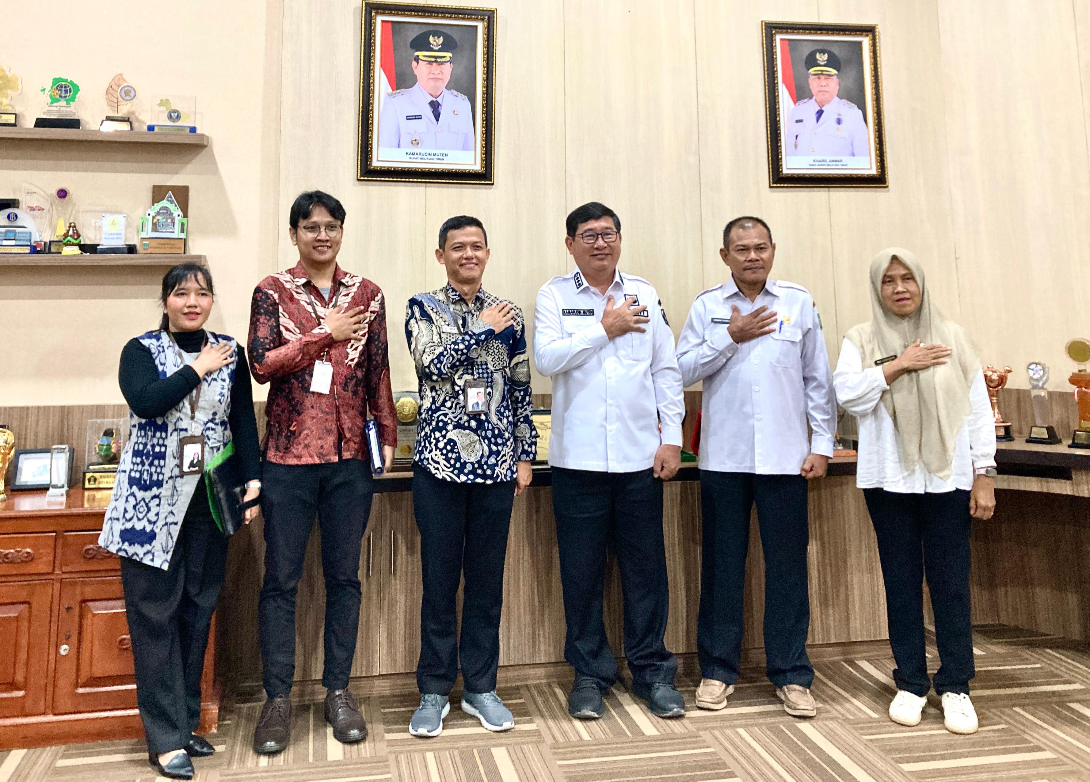 Ombudsman Babel Apresiasi Kesiapan Pemda Beltim Dalam Penilaian Opini Maladministrasi