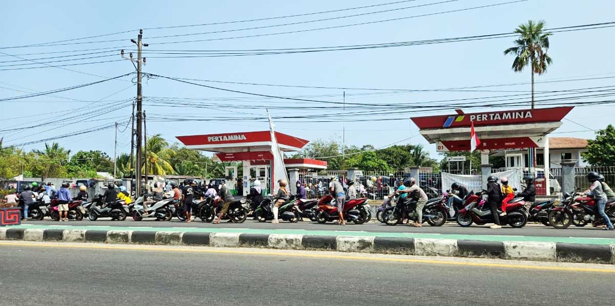 Antrean Pertalite Belitung Mengular, Pemkab Terapkan Ganjil Genap Motor dan Mobil
