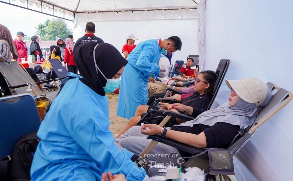HUT ke-49 PT Timah di Kabupaten Bangka: Gelar Donor Darah Tiga Kali, Khitanan Massal, Pekan Sehat