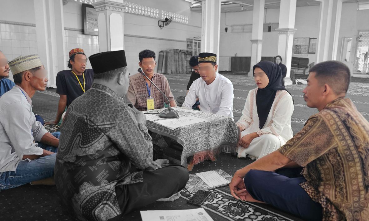 Warga Binaan Ikat Janji Suci di Balik Jeruji Lapas Pangkalpinang