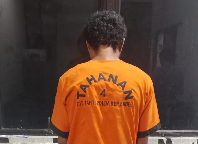 Ditresnarkoba Polda Babel Ringkus Pemilik Puluhan Paket Sabu