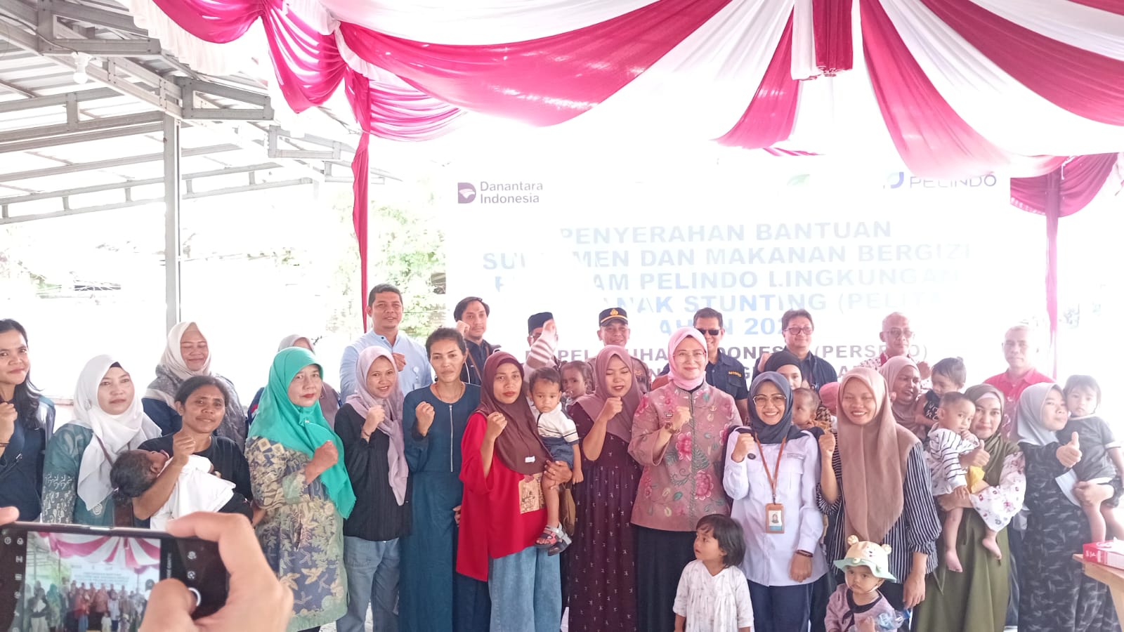 ​Perangi Stunting, Wawako Dessy dan Pelindo Salurkan Nutrisi untuk Warga Pangkalbalam