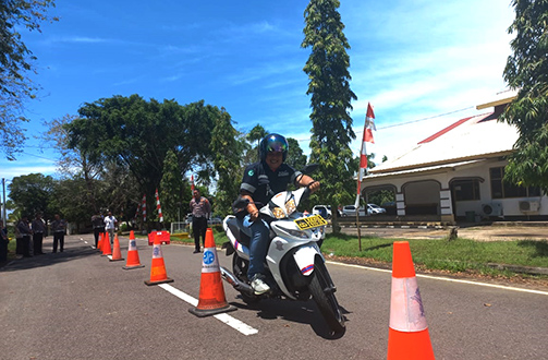 Lindungi Keselamatan Karyawan Saat Berkendara, PT Timah Gelar Sosialisasi Safety Riding