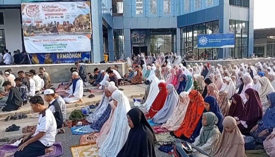 ​Dihadapan Ribuan Jemaah Idulfitri 1447 H, Ketua PWM Babel Ajak Implementasikan Nilai Spiritual Ramadan