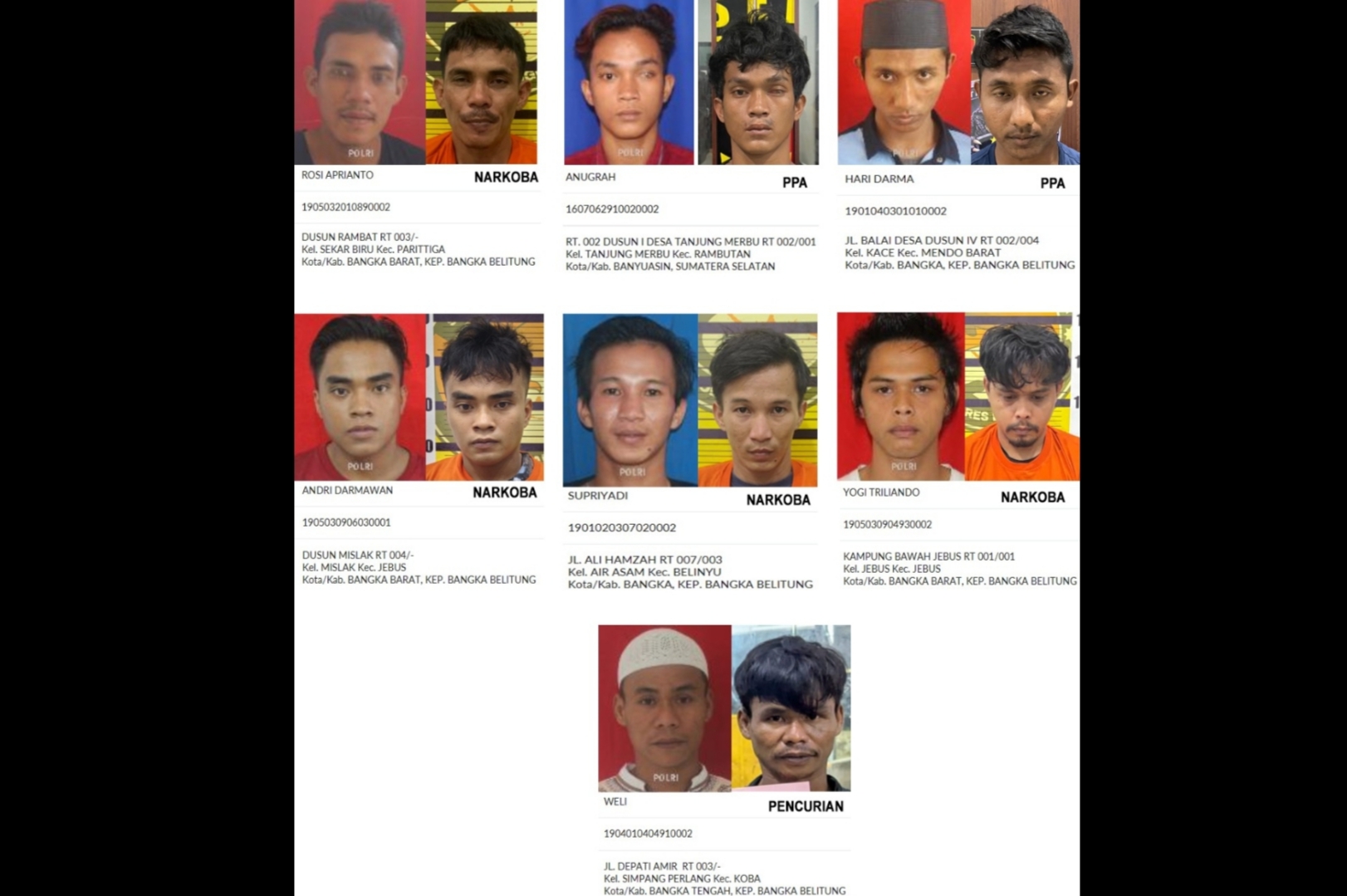 Total Lima Tahanan Kabur Kembali Tertangkap, Sisa Tiga Terus Diburu