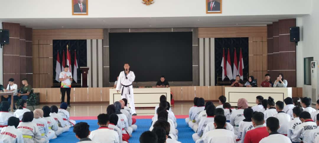 Danrem 045/Gaya Dukung Selekda Taekwondo Babel 