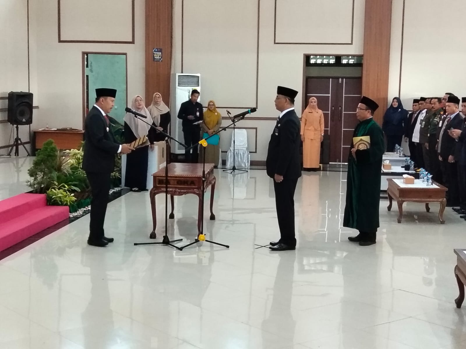 Haryadi Dilantik Jadi Sekda Bangka, Ini Pesan Bupati Fery