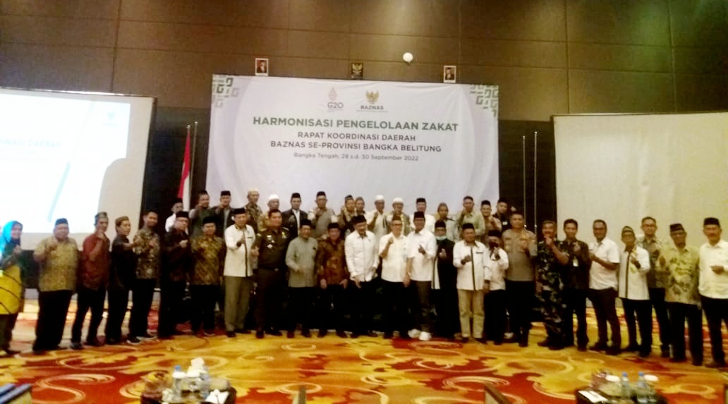 Lewat Rakorda Baznas 2022, Maksimalkan Potensi ZIS se-Babel