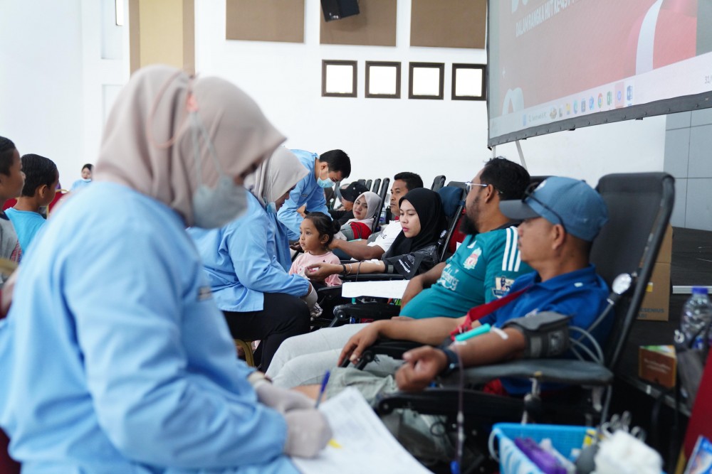 PT Timah kumpulkan 1000 Kantong Darah dalam Momen HUT ke-49 Perusahaan