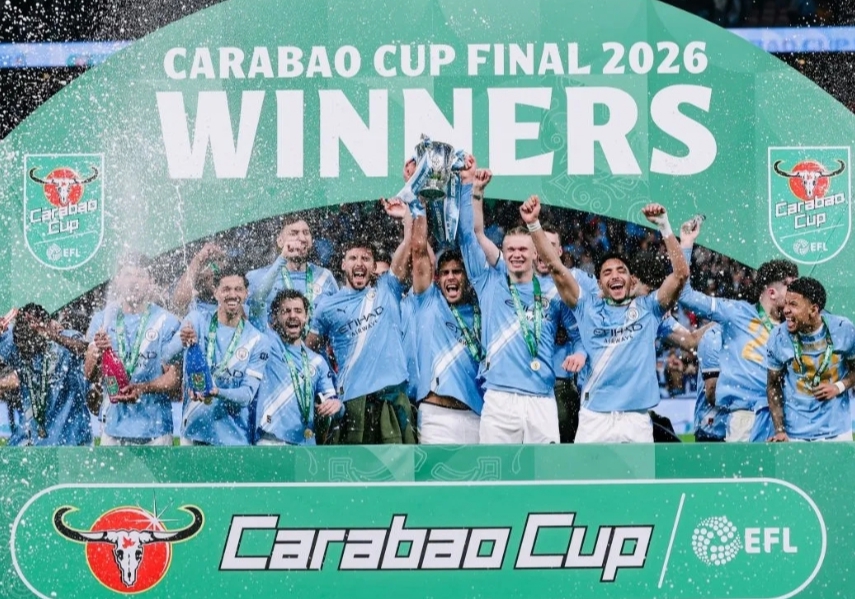 Kalahkan Arsenal 2-0, Manchester City Juara Carabao Cup 2025/26 