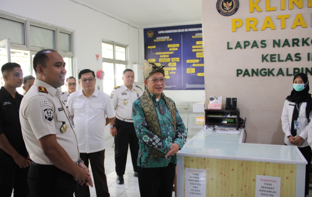 DPD RI Soroti Overcrowding Lapas, Bahar Buasan Cek Langsung Kondisi Lapas Narkotika Pangkalpinang
