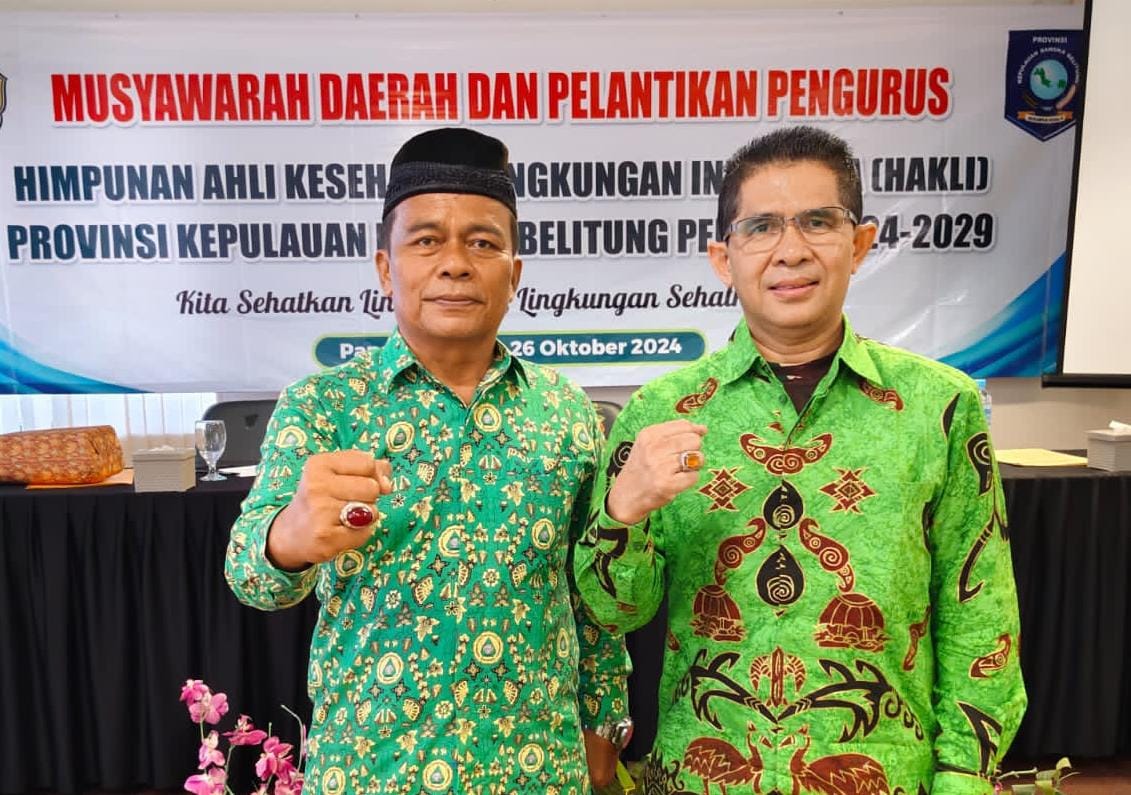 Ini Strategi Ketua HAKLI Babel Terpilih untuk Perkuat Cegah Penyakit 