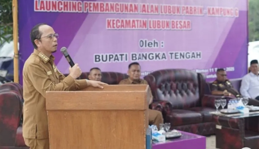 Pemkab Bangka Tengah bangun jalan desa senilai Rp45 miliar