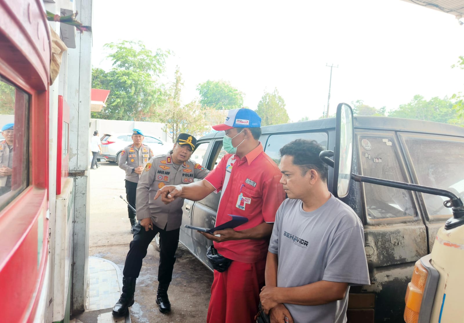 Antrean BBM Basel Mulai Terurai, Kapolres: Stok Aman, Jangan Panic Buying