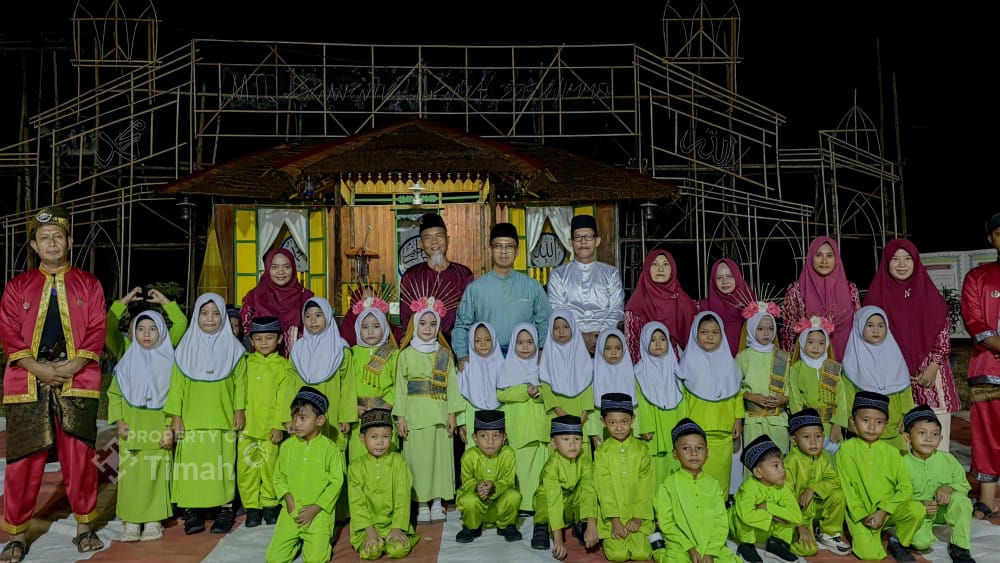 Bersama Masyarakat, PT Timah Sukseskan MTQ Desa Sawang Laut